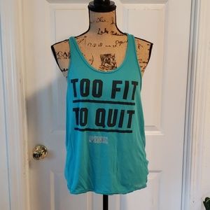 Pink Victoria's secret workout top